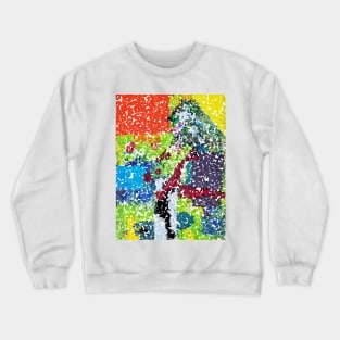 Abstract Pointillism Crewneck Sweatshirt